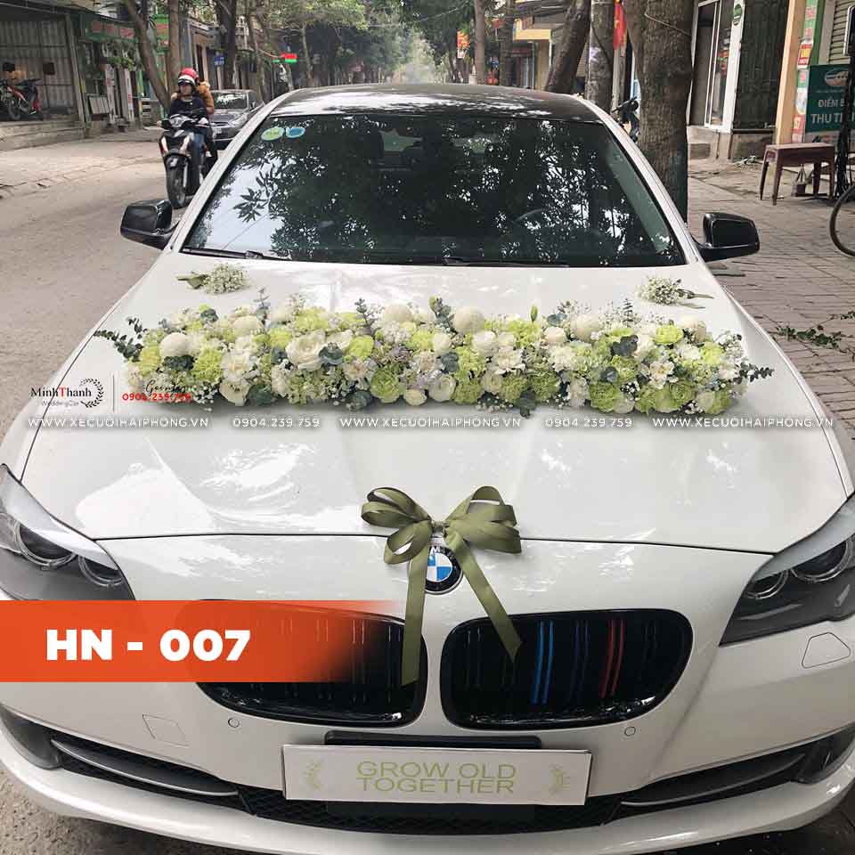 Trang tri xe cuoi Hai Phong