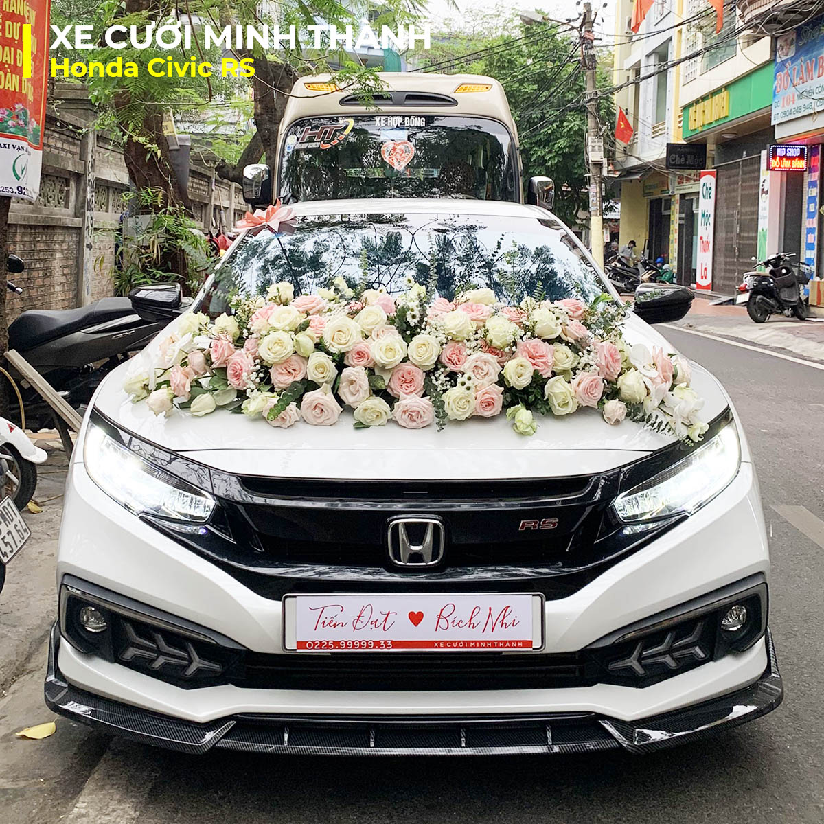 Cho thue xe hoa cuoi Civic tai Hai Phong