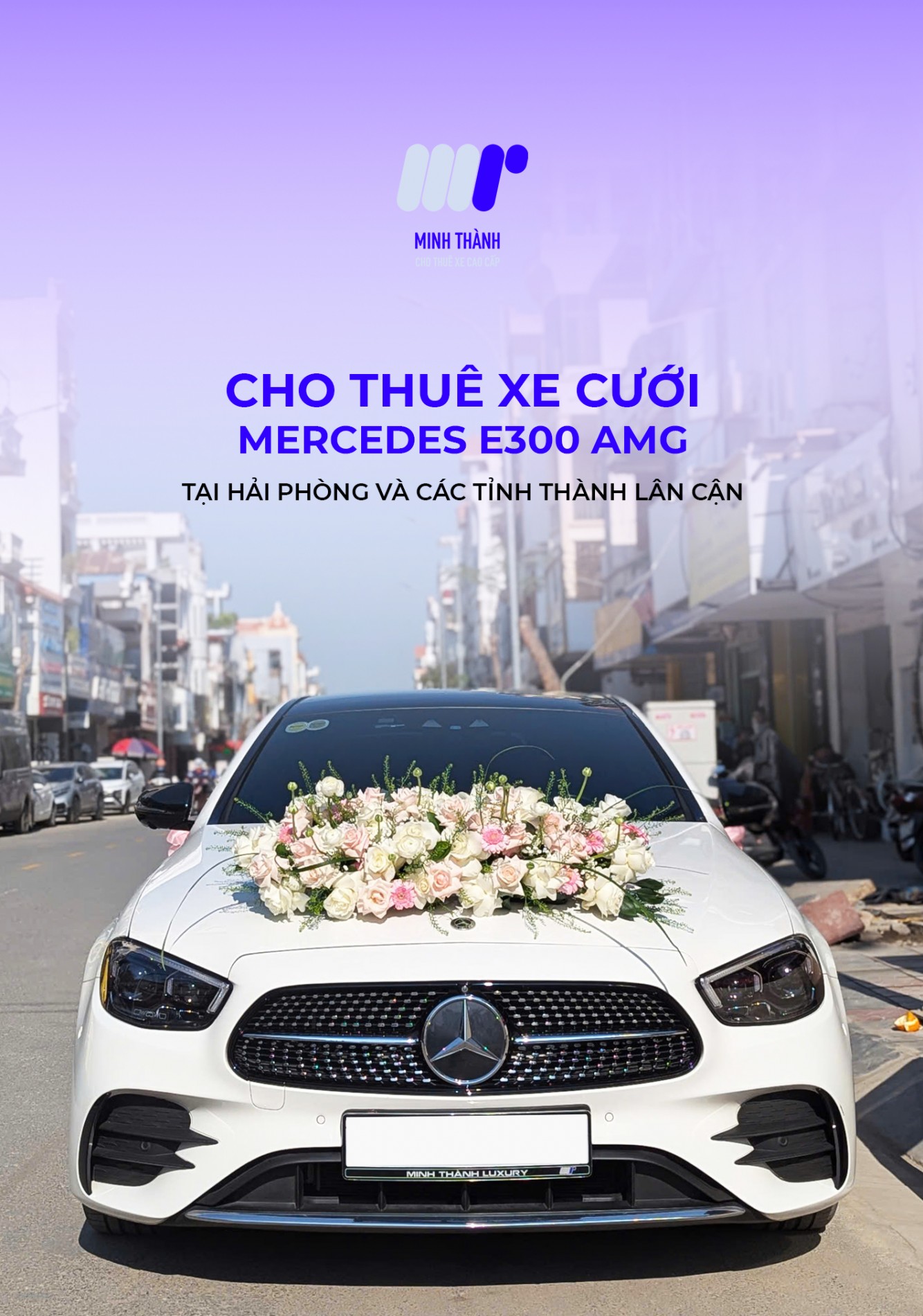 Cho thue xe hoa mercedes e300
