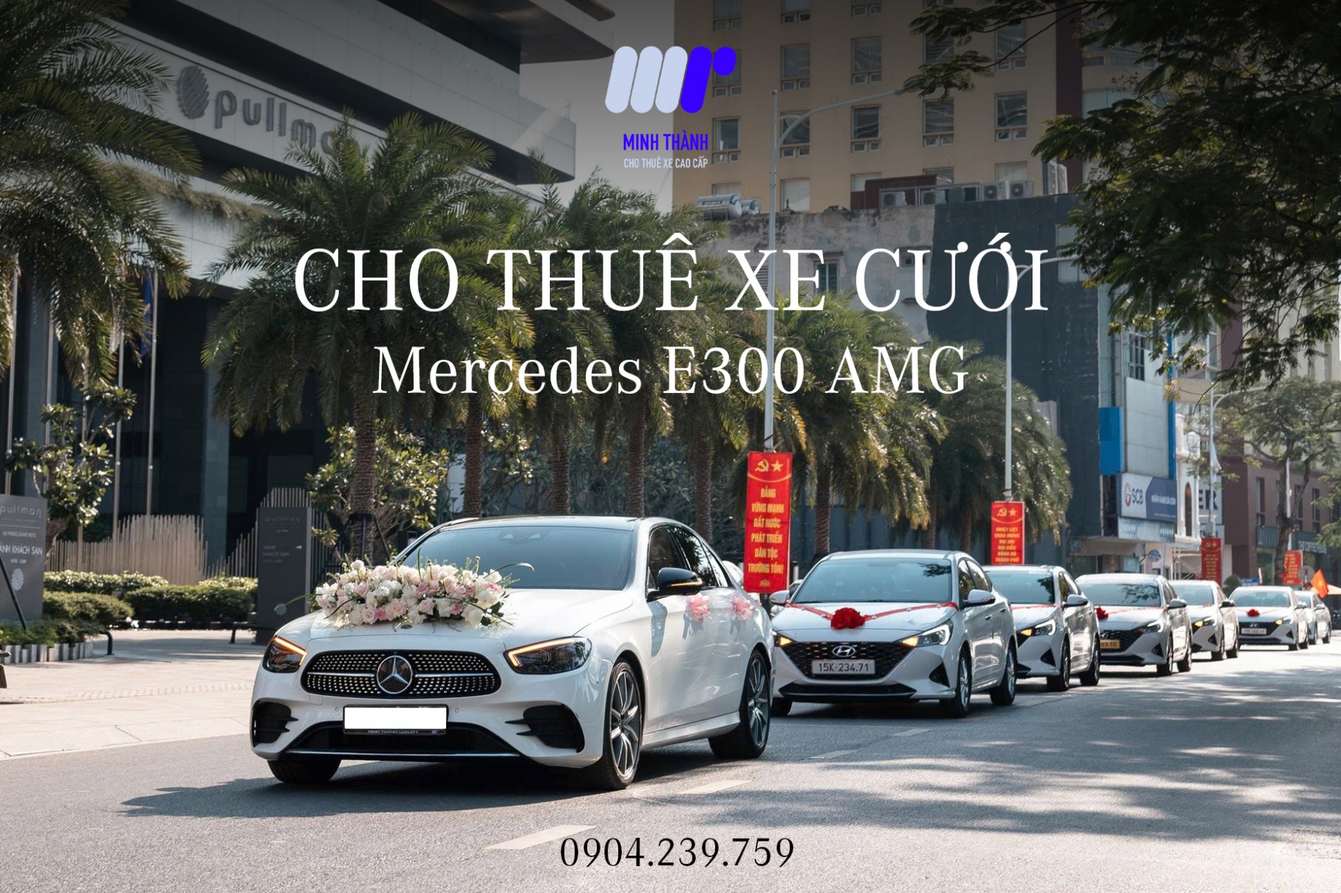Cho thue xe hoa mercedes e300