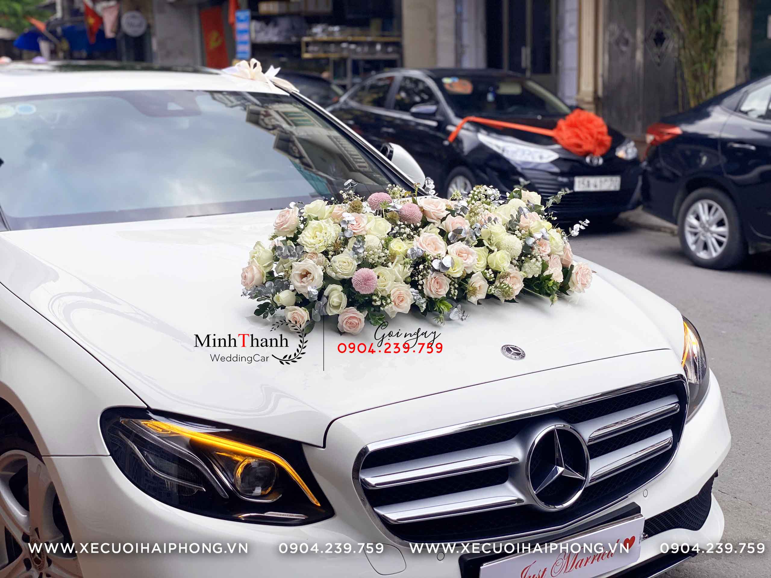 Cho thue xe cuoi Mercedes E300 Hai Phong