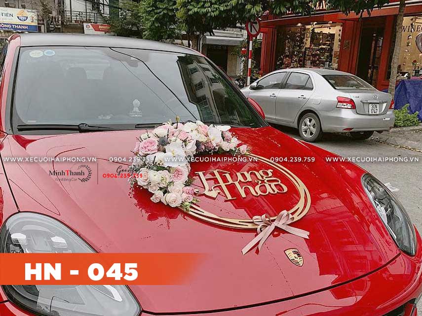 Trang tri xe cuoi Hai Phong