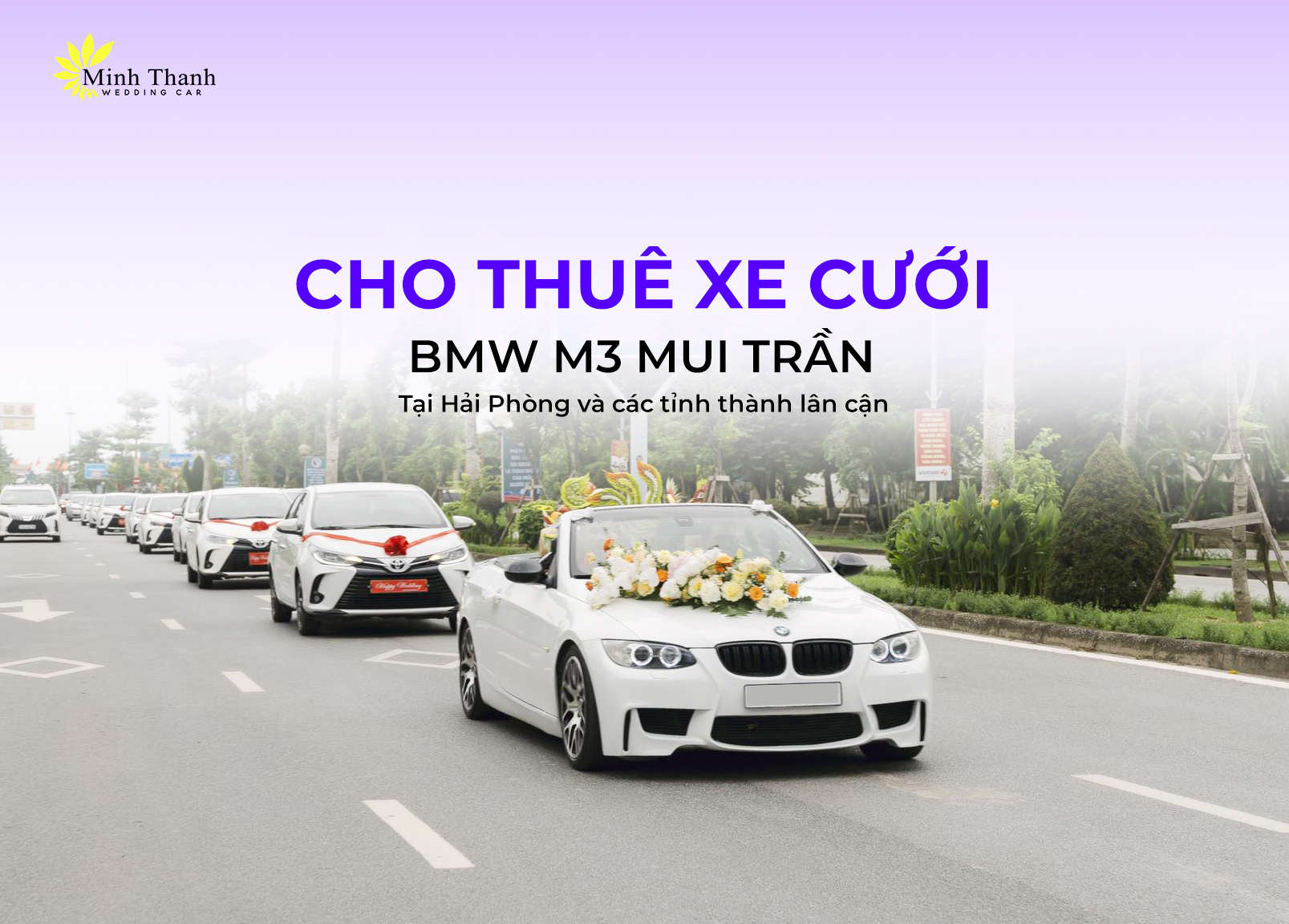 Cho thuê xe cưới BMW mui trần đời mới