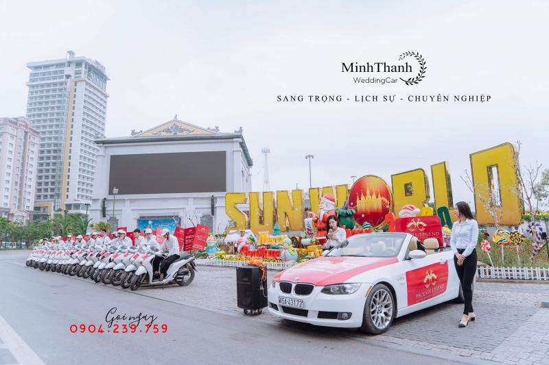 Cho thuê xe mui trần Roadshow quảng cáo sự kiện