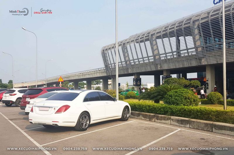Mercedes S400 đưa đón sân bay Cát Bi