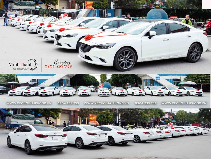 Phóng sự: Ăn hỏi 5 xe mui trần tại Hải Phòng
